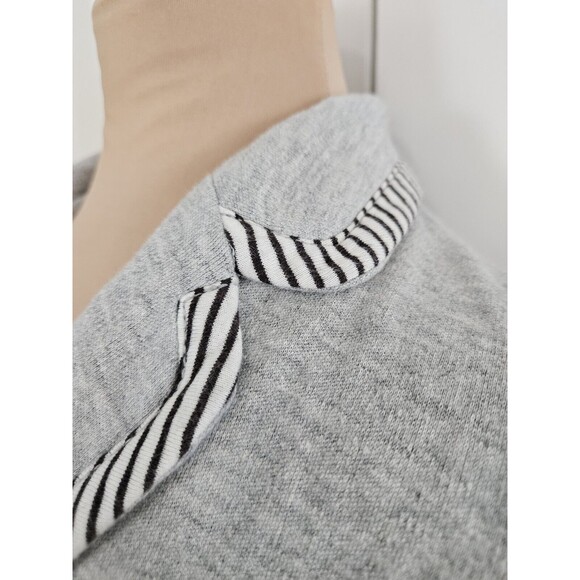 Anthropologie Cartonnier Short Jersey Jacket Blazer Grey Size 4 - Picture 4 of 10